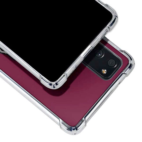 Texas A&M University Black Logo Galaxy S20 FE Clear Case